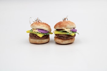 Hamburgare örhängen