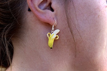 Bananer örhängen