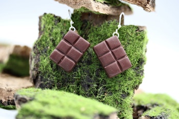 Chokladbit örhängen