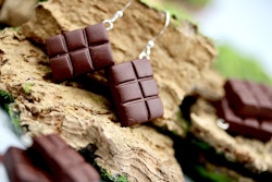 Chokladbit örhängen