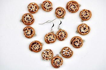 Kanelbullar örhängen