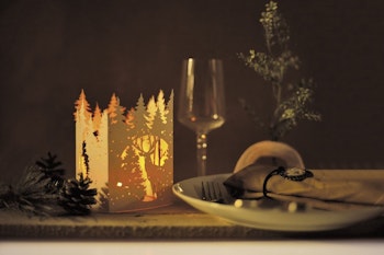 Forest Paper Tealight