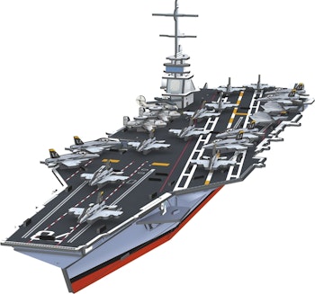 Hangarfartyg modellpussel