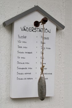 Analog väderstation