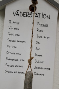 Analog väderstation