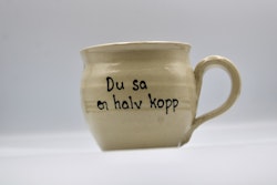 Du sa halv kopp-mugg