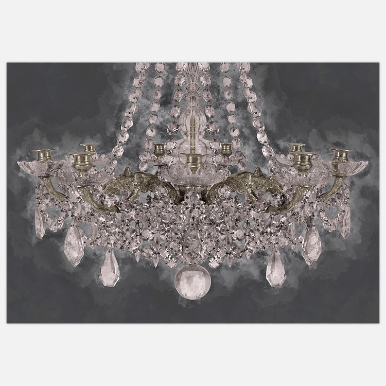 Maria Theresa Chandelier Art Print