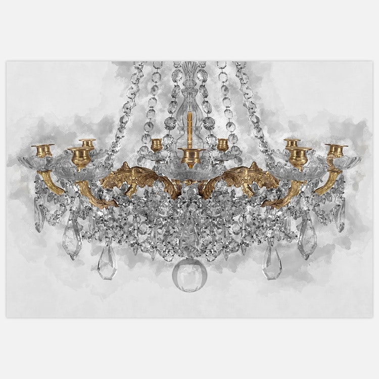 Chandelier Art Print