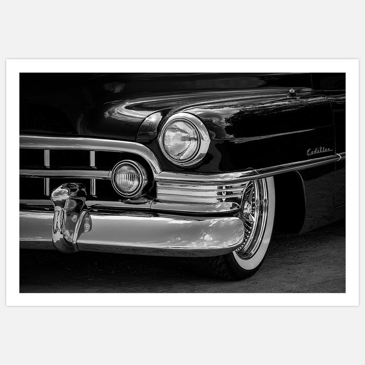 Black Cadillac Art Print