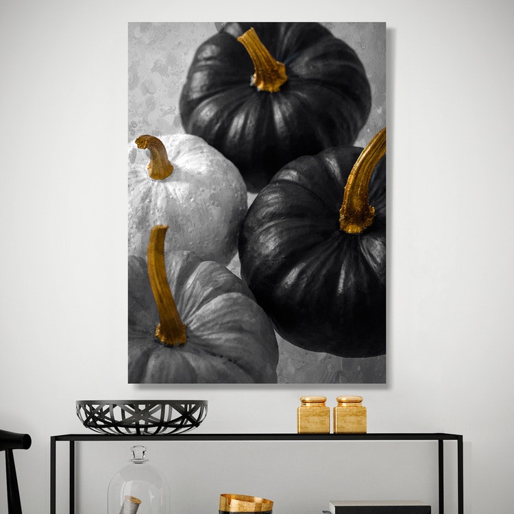 Pumpkin Art Canvas Print