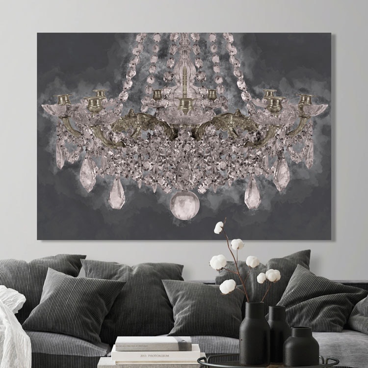 Maria Theresa Chandelier Canvas Print