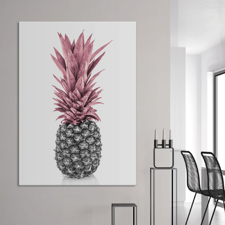 Pink Pineapple Canvas Print