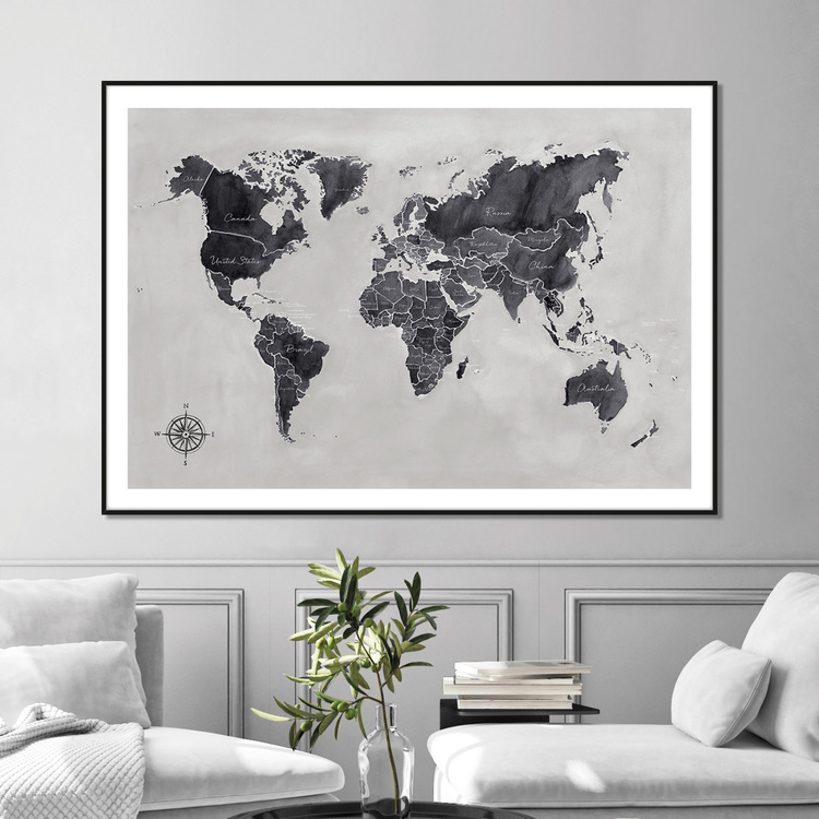 Gallery Wall World Map – Fine Art Prints