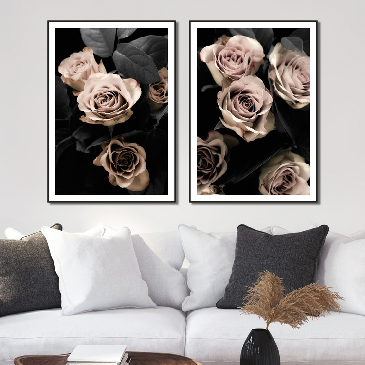 Gallery Wall Classical Roses inspiration