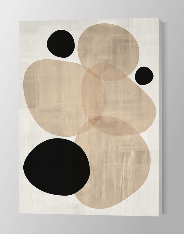 Abstract Ovals Canvas Print