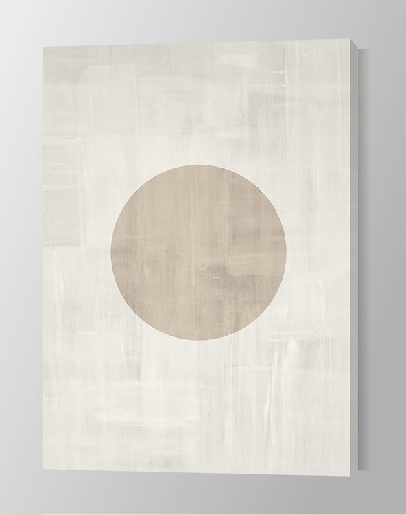 Circle Painting Canvas Print