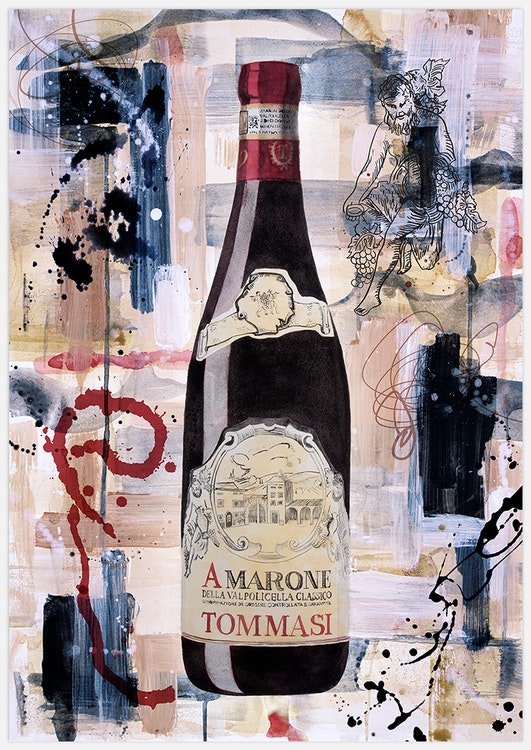 Wine Artwork 2 Art Print