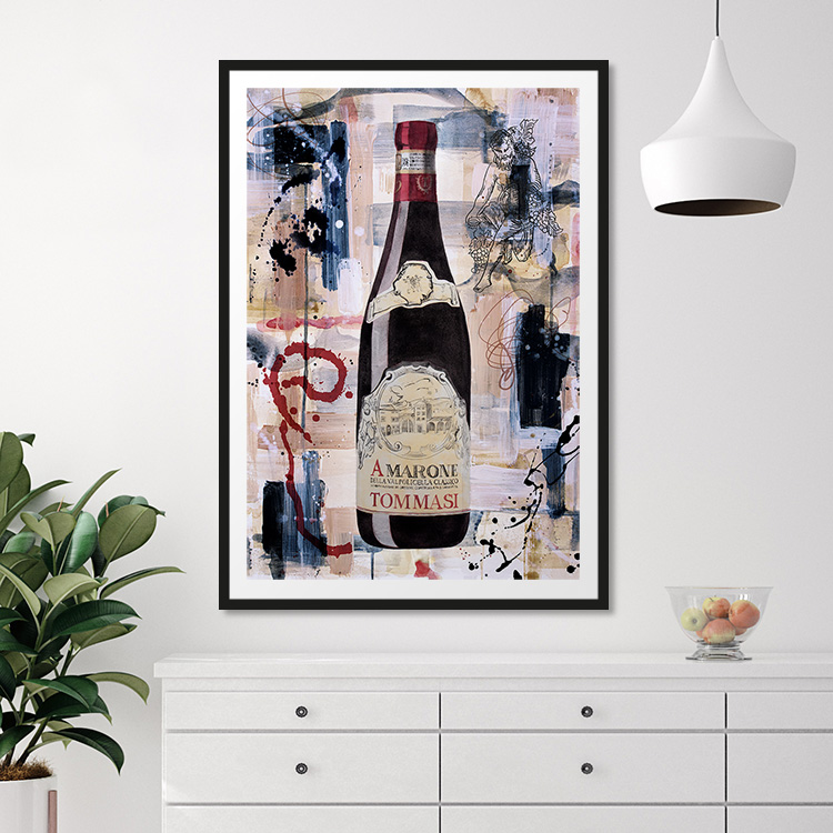 Wine Artwork 2 Art Print