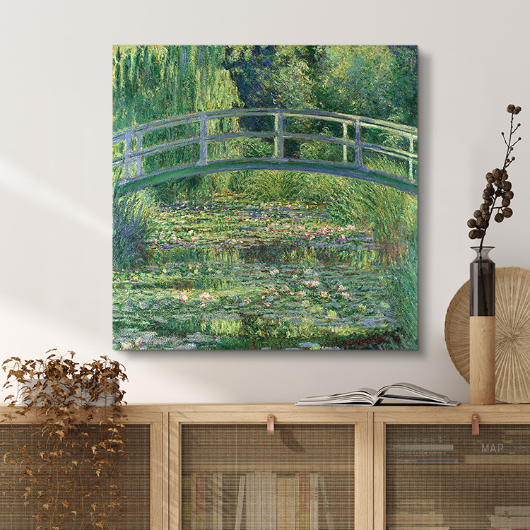 The Water Lily Pond by Claude Monet – Canvas print