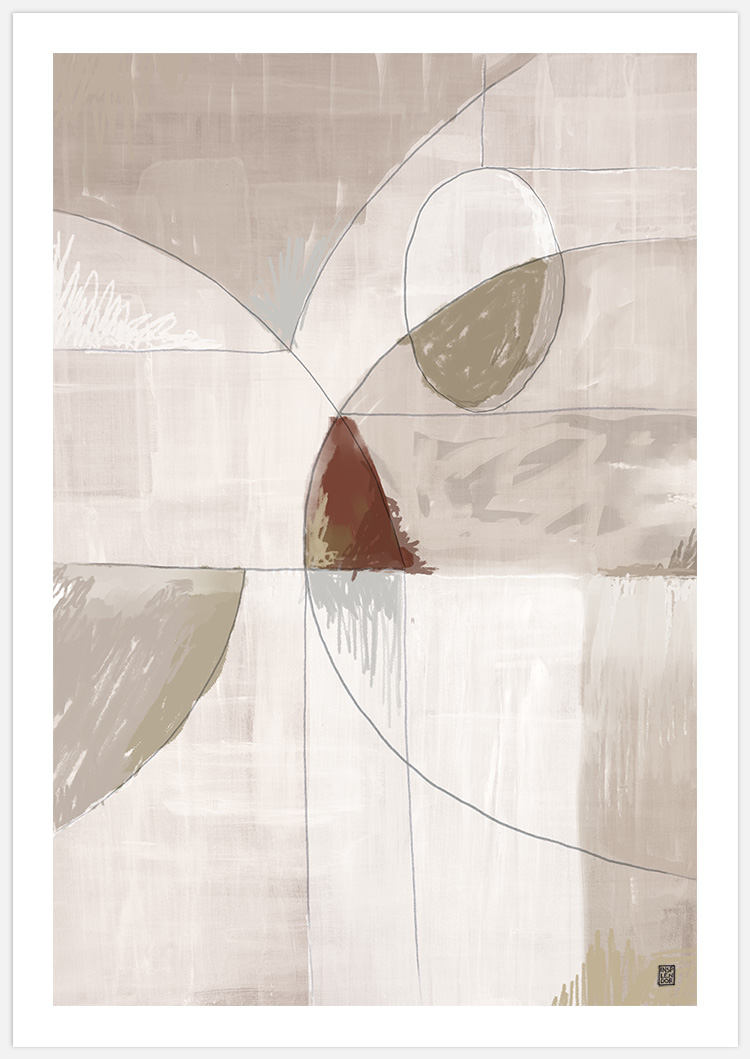 Gallery Wall Abstract shape 2 – Fine Art Print