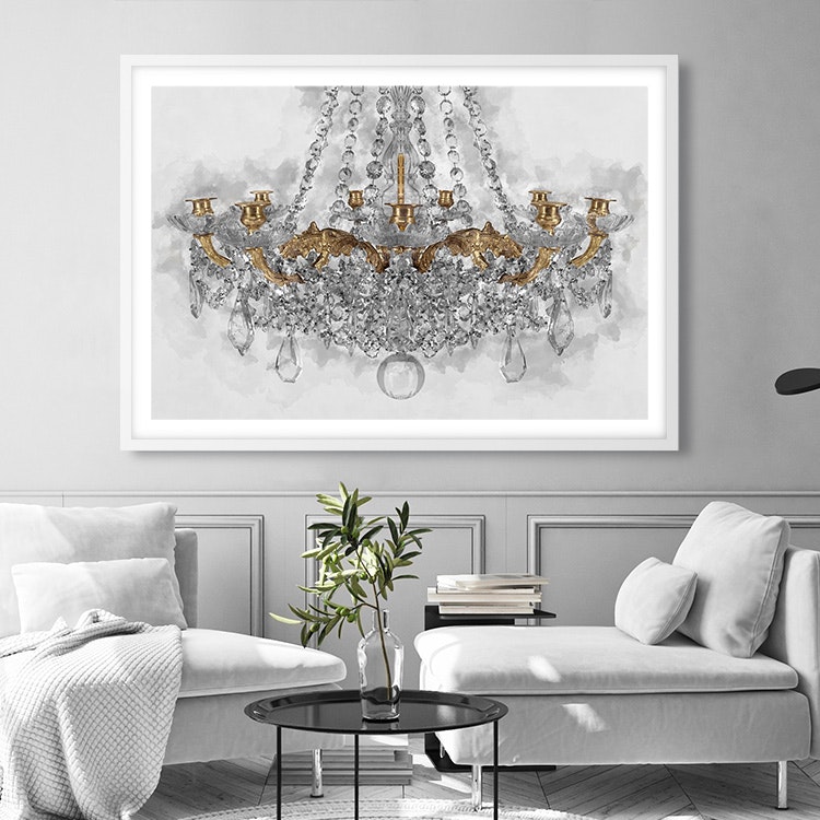 Gallery Wall Chandelier – Fine Art Print