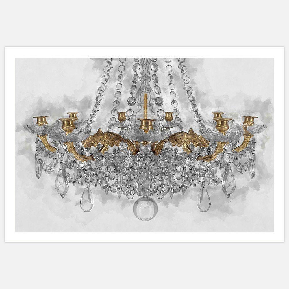 Gallery Wall Chandelier – Fine Art Print