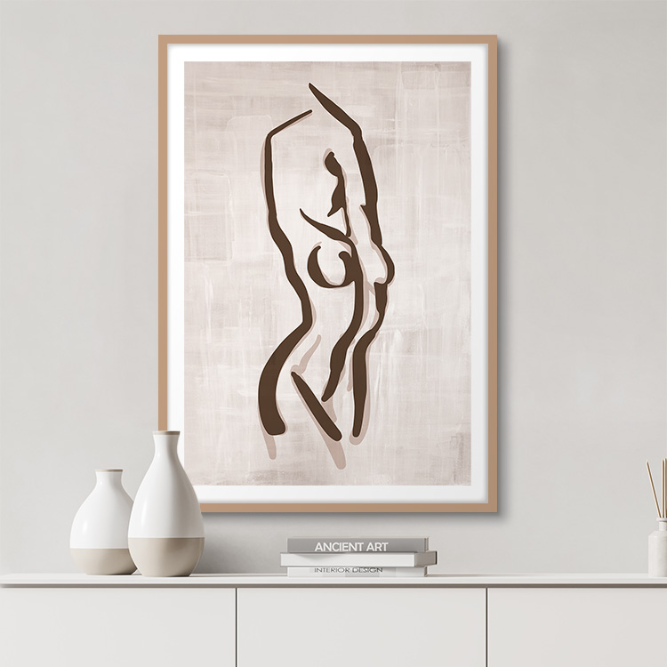 Gallery Wall Female shape – Fine Art Print