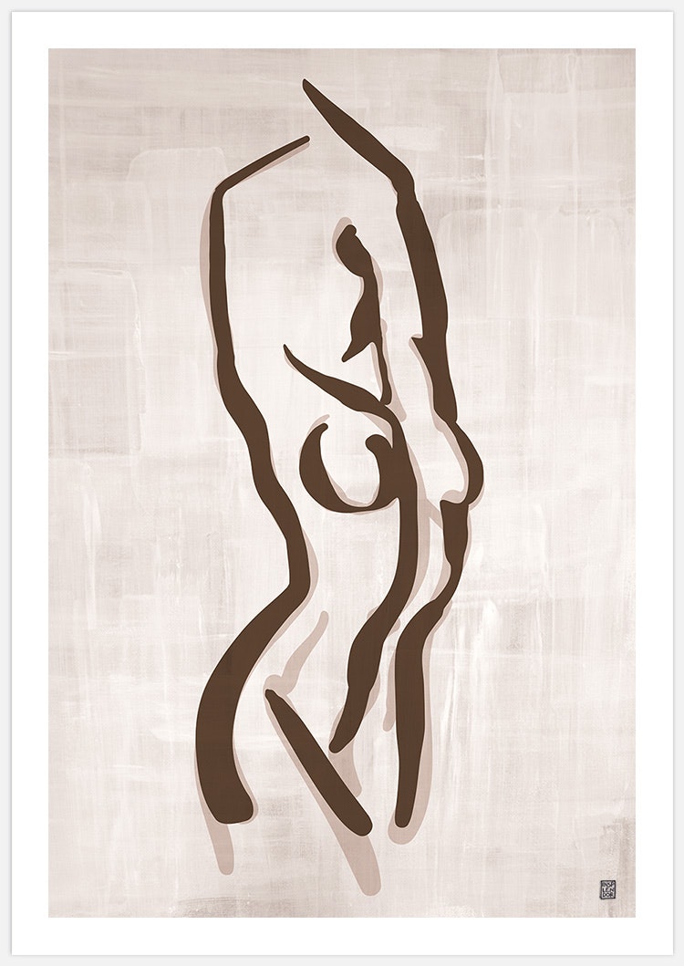 Gallery Wall Female shape Art Print