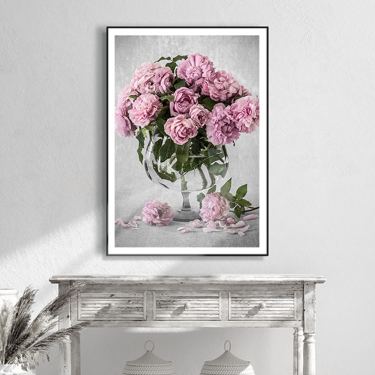 Gallery Wall Bowl of Roses inspiraiton – Fine Art Print