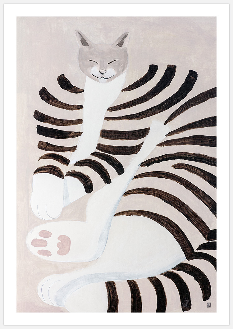 Catnap Art Print