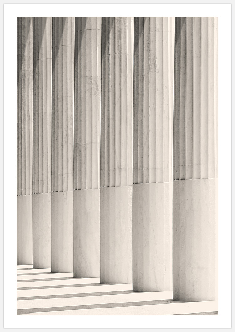 Pillar in Warm Grey – Fine Art Print