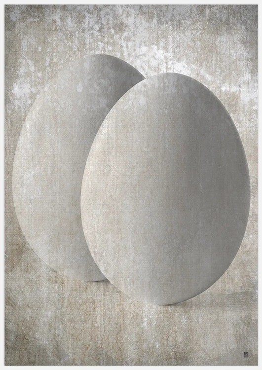 Two Eggs Art Print