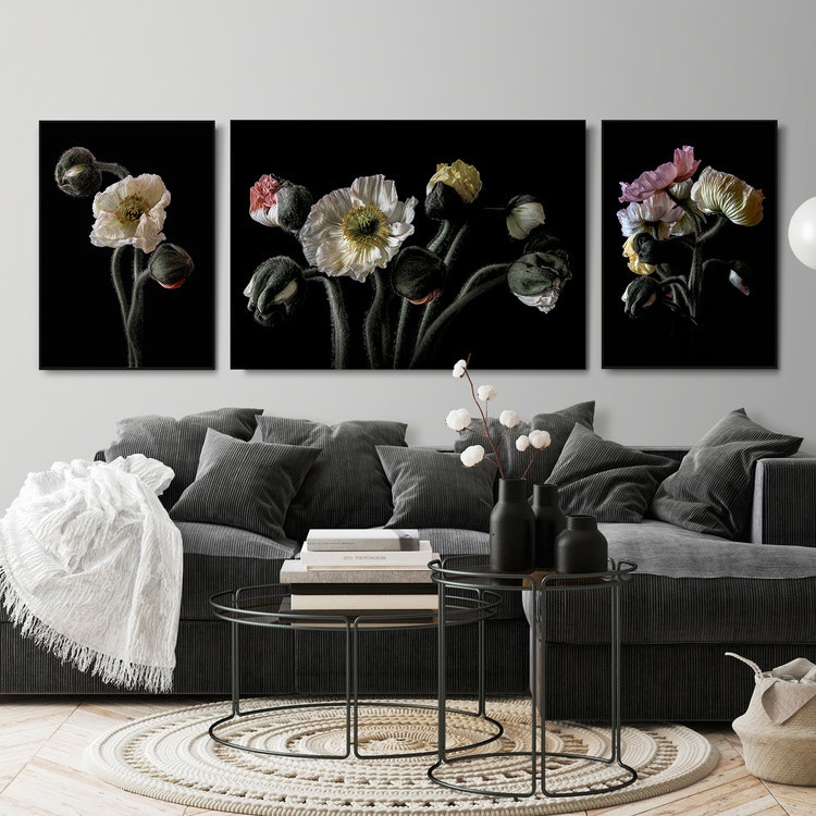 Poppy Bouquet Art Print