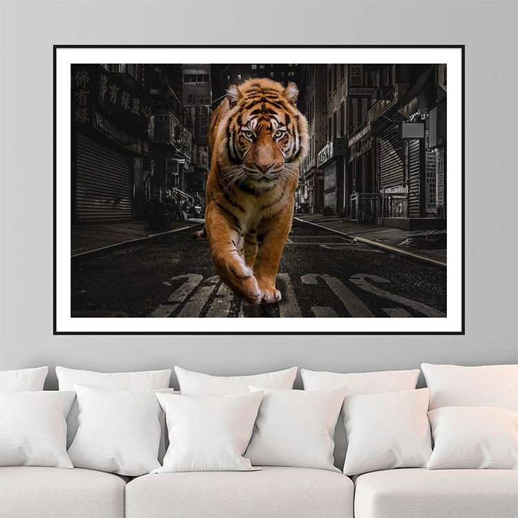 Gallery Wall City Tiger – Fine Art Print