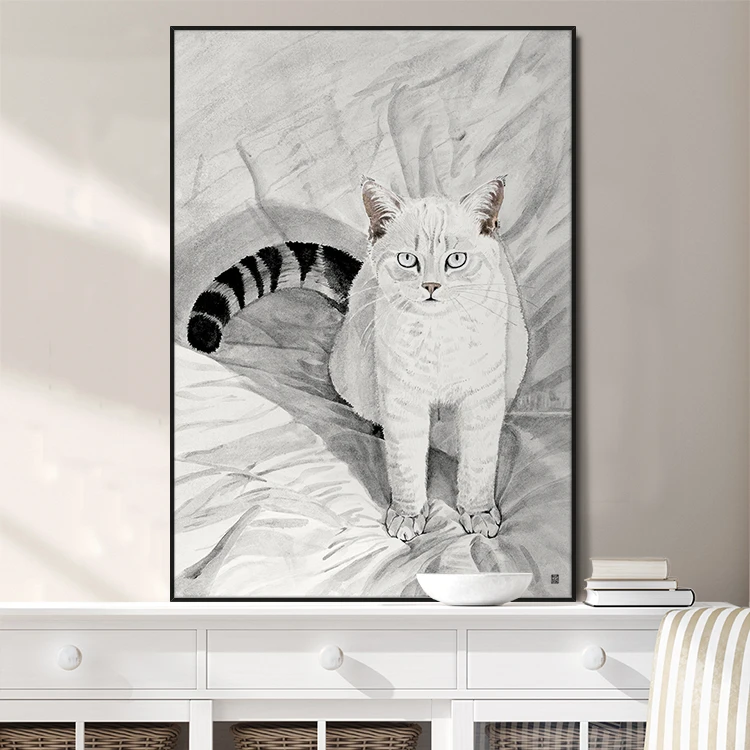 Cookie the Cat Art Print