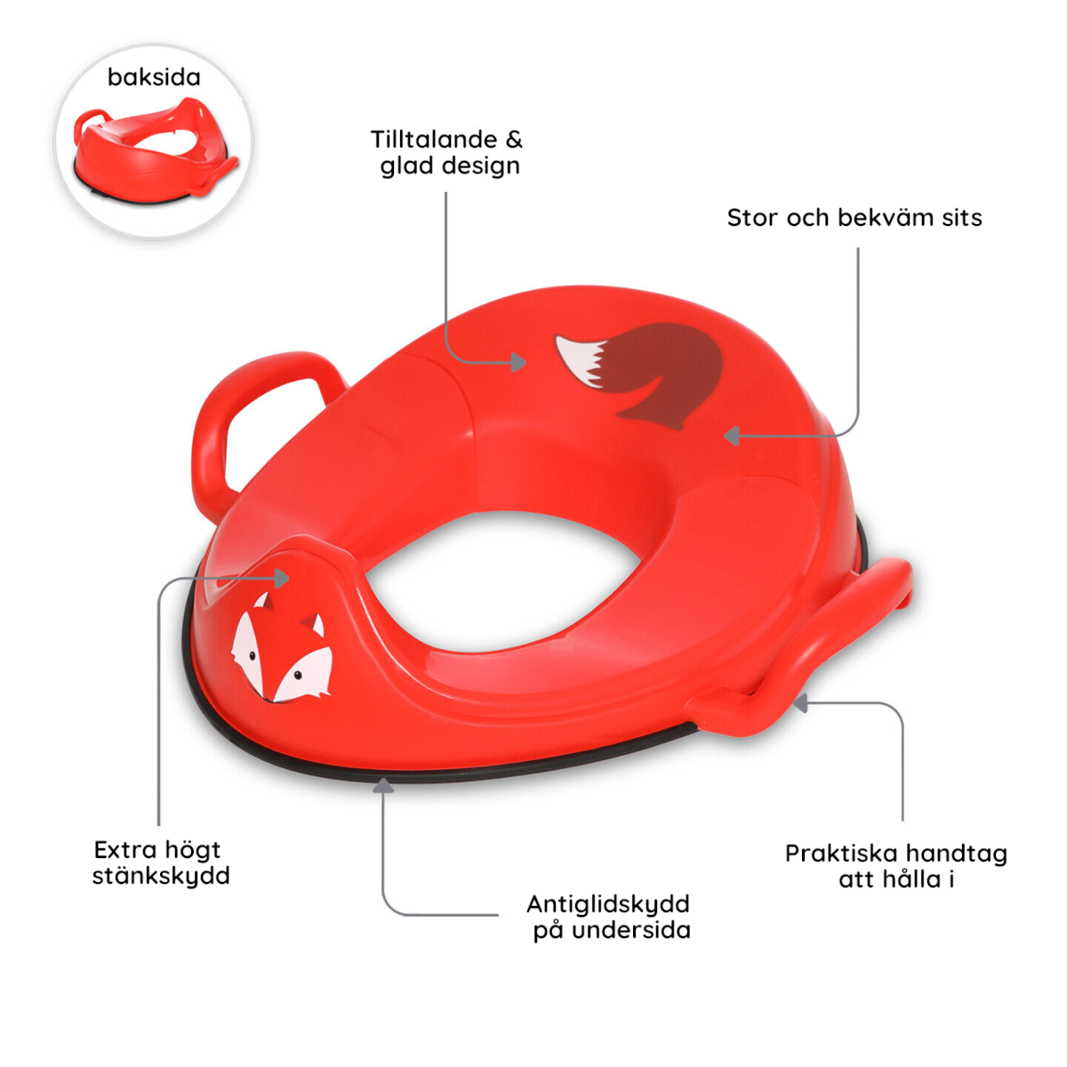 Toaring för barn – My Carry Potty Räv