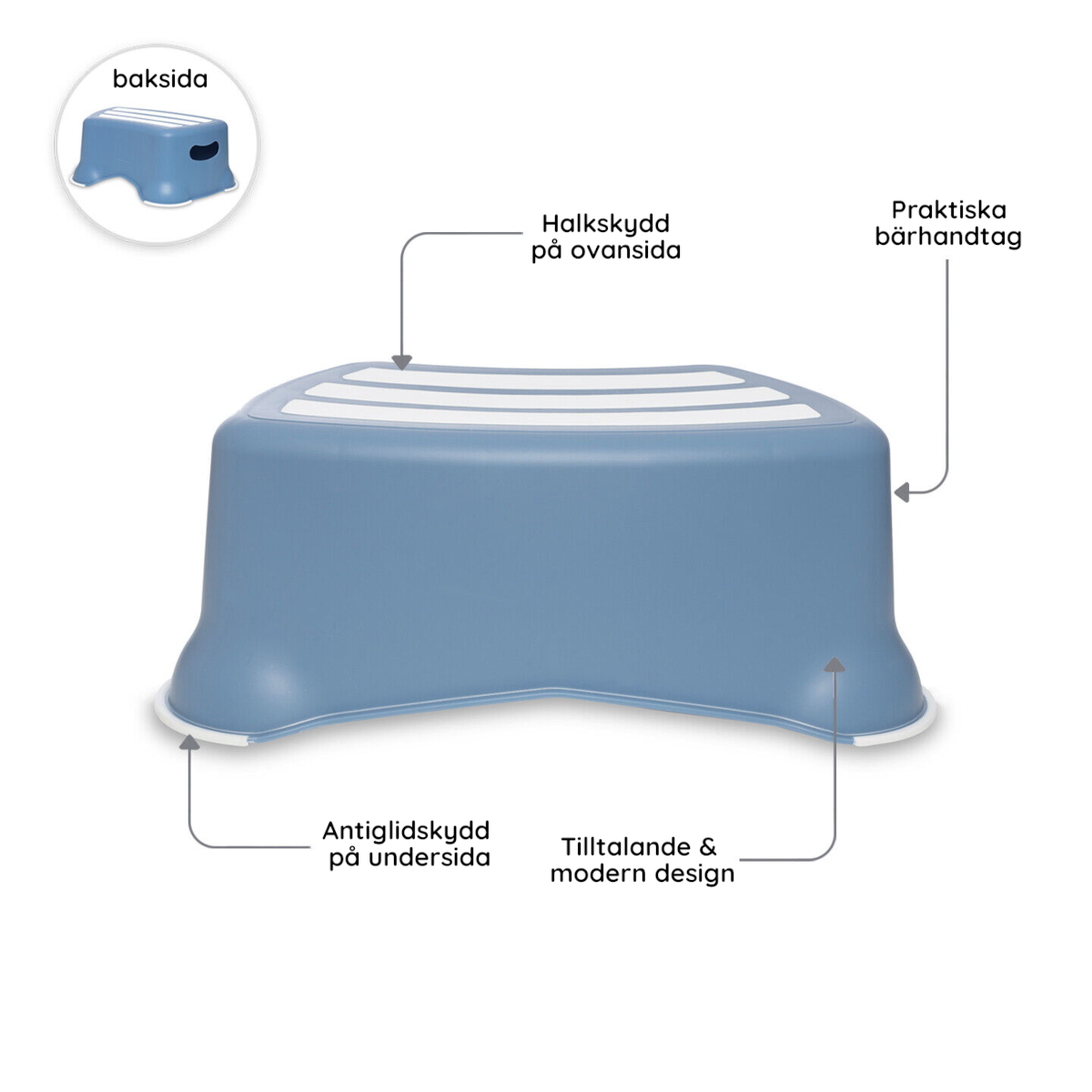 Badrumspall för barn – My Carry Potty Pastellblå