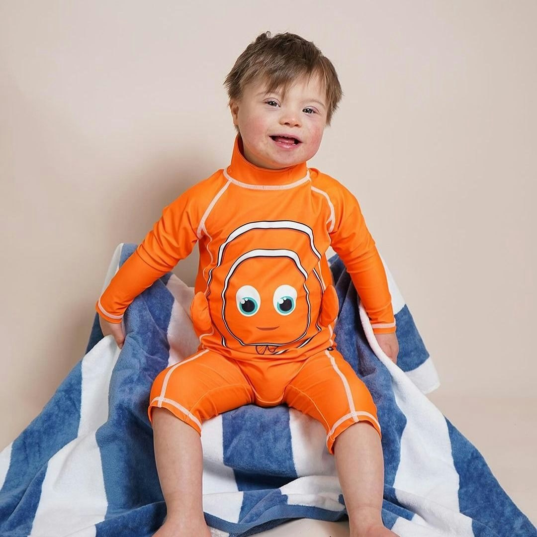 Badkläder för barn - My Carry Potty UV-dräkt barn - Clownfisk