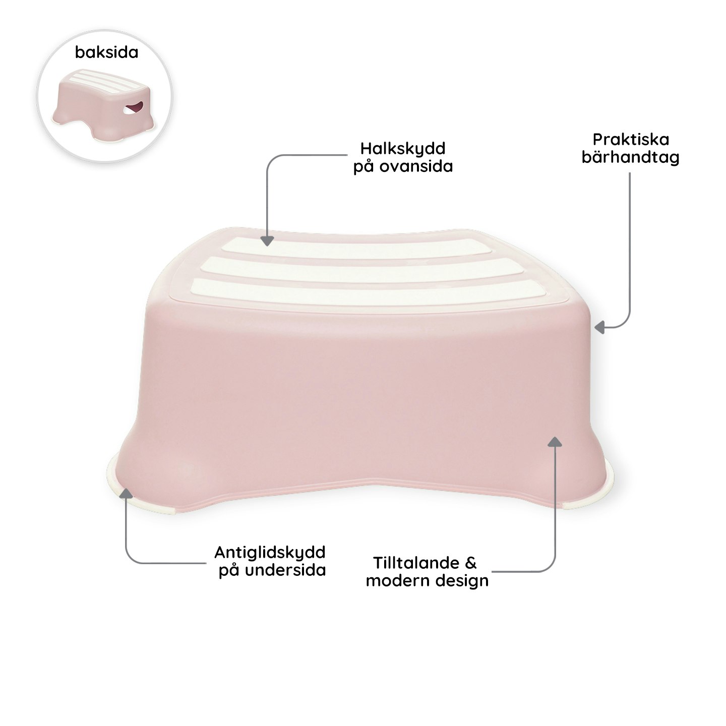 My Carry Potty Badrumspall Pastellrosa