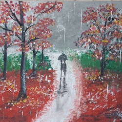 A Lovely walk in the rain