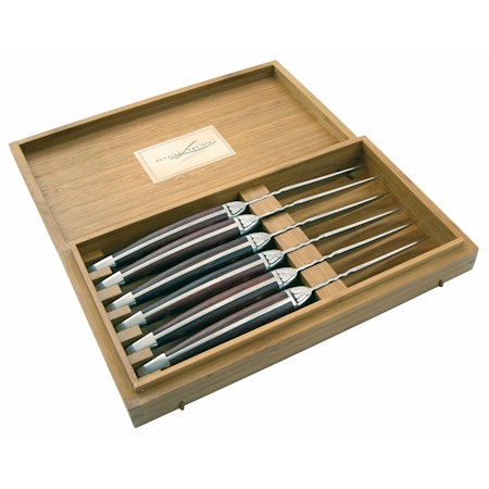 Laguiole Original Grillknivar, hål baktill, 6st, #40268532