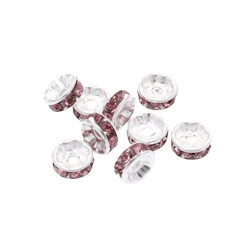 STRASSRONDELL SILVER / ROSA 5-PACK 10mm