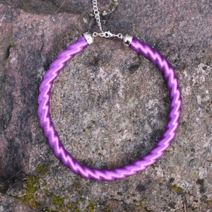 Purple silk Rope