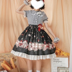 Nanshengge - Mushroom Rabbit Skirt