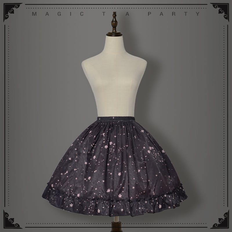 Magic Tea Party - Sakura Print Skirt