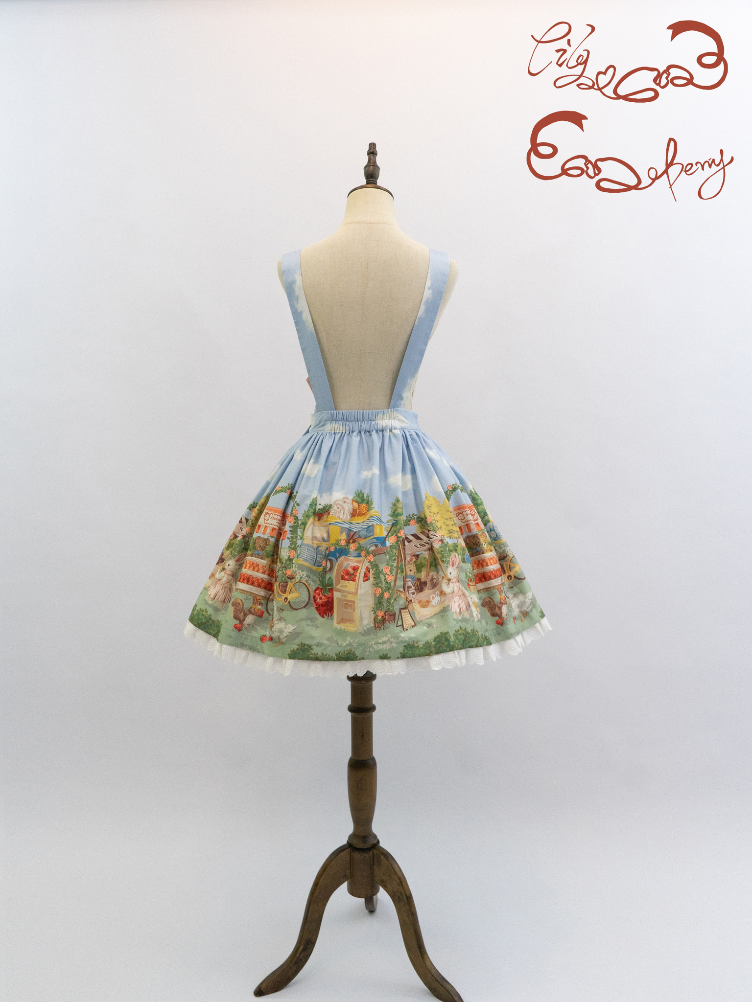 Lili Berry - Strawberry Forest Story Skirt