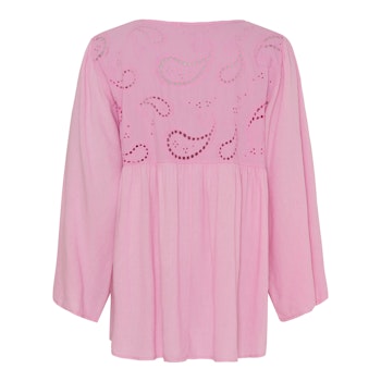 Blus med lång ärm