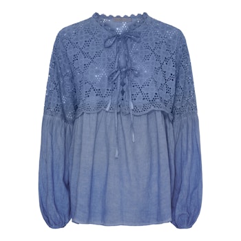 Blus Jeansblå