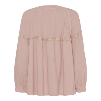 Blus med knytband