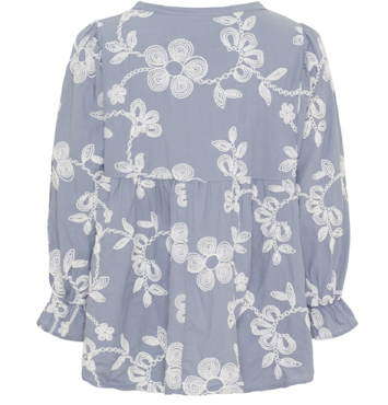 Blus med mönster